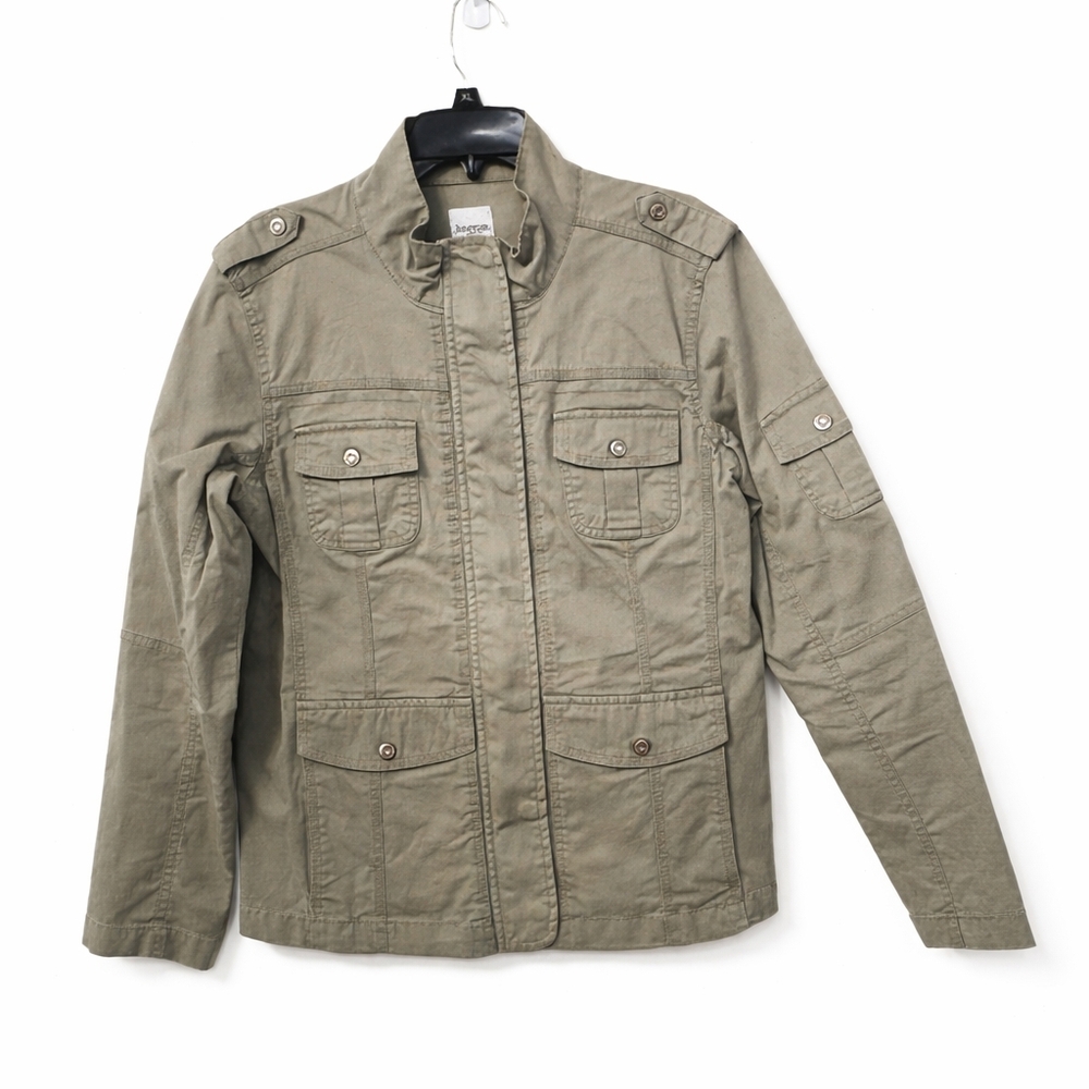Kensie Jeep Khaki Military Field Women's Jacket Size XL